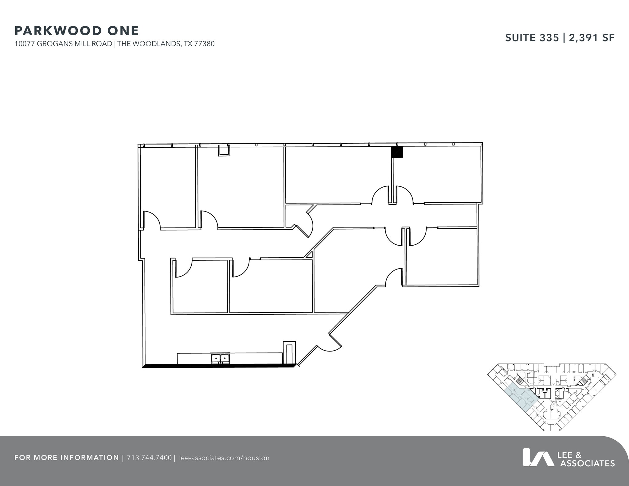 10077 Grogans Mill Rd, The Woodlands, TX for lease Floor Plan- Image 1 of 1