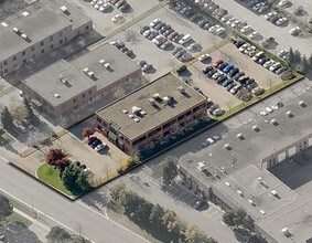 141 Brunel Rd, Mississauga, ON - AERIAL  map view