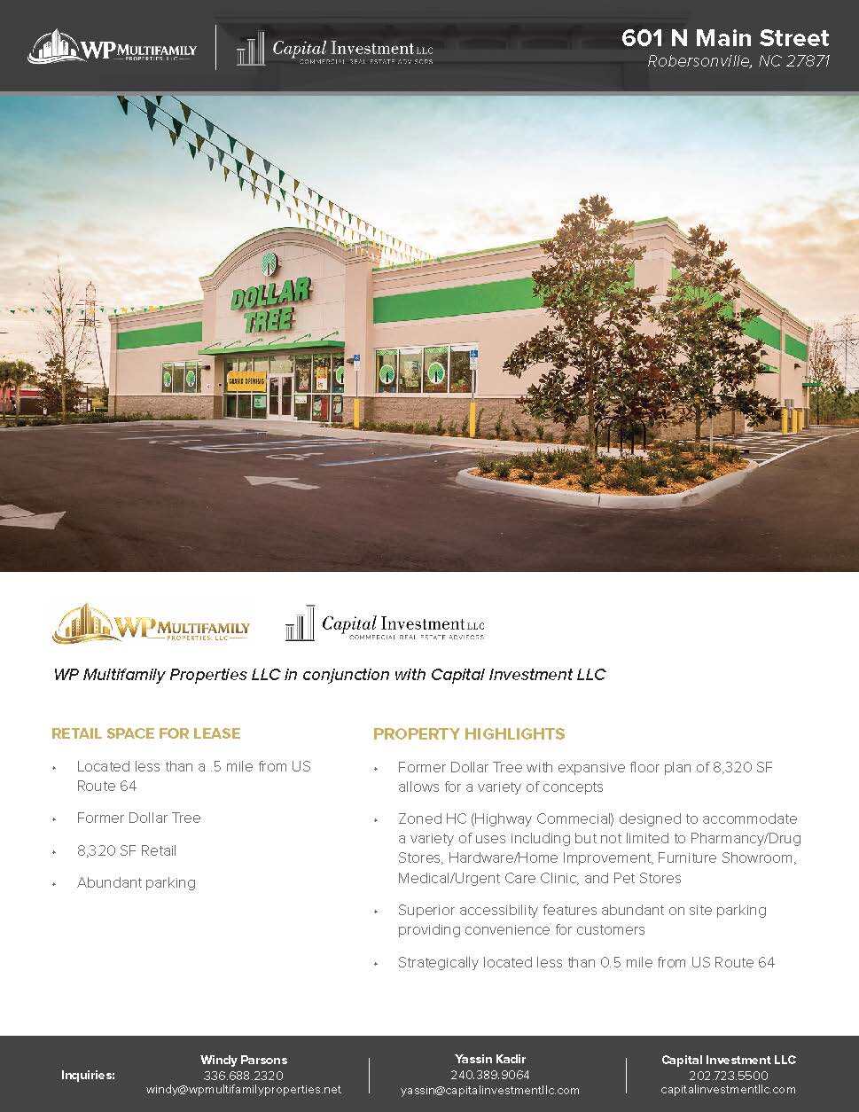 601 N Main St, Robersonville, NC for lease Building Photo- Image 1 of 4