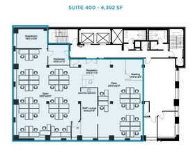 425 University Ave, Toronto, ON for lease Floor Plan- Image 1 of 1