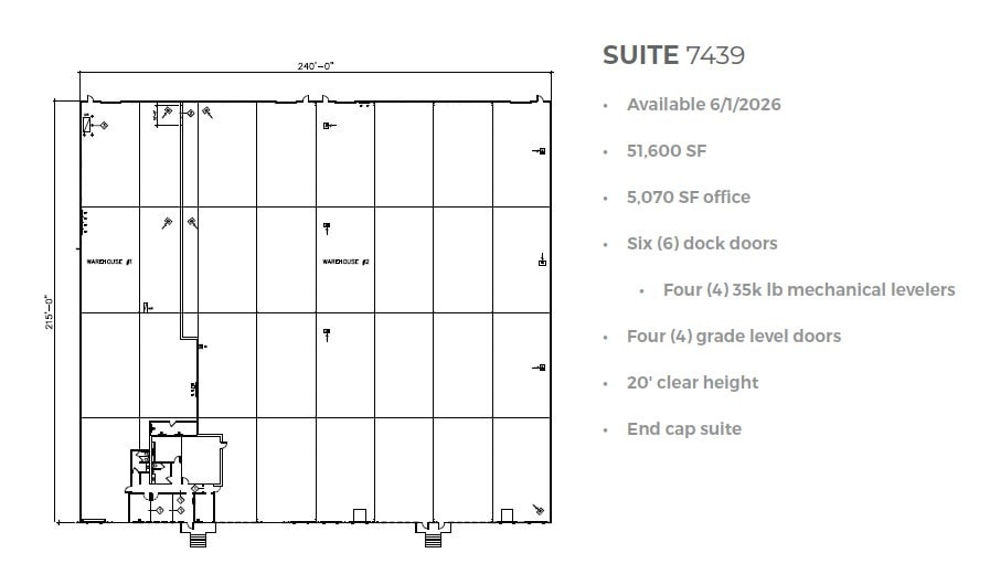 2301-2337 Gravel Dr, Fort Worth, TX for lease Floor Plan- Image 1 of 1