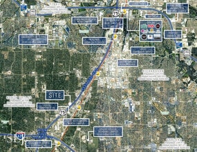 746 US Highway 75, Richardson, TX - AERIAL  map view