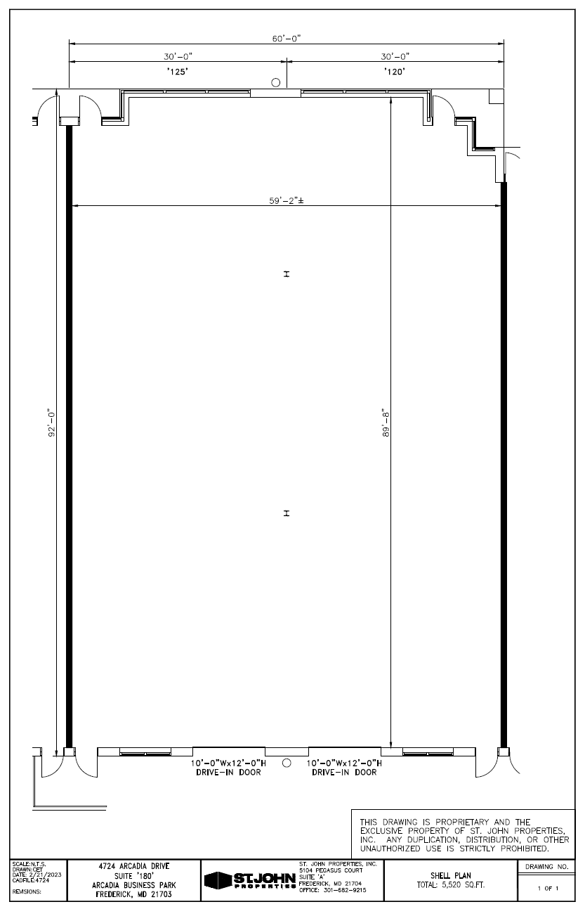 4714 Arcadia Dr, Frederick, MD à louer Plan d  tage- Image 1 de 1