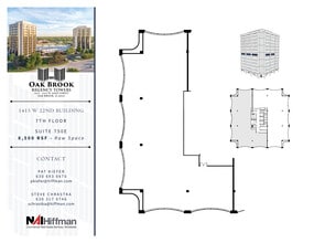 1415 W 22nd St, Oak Brook, IL à louer Plan d’étage- Image 1 de 1