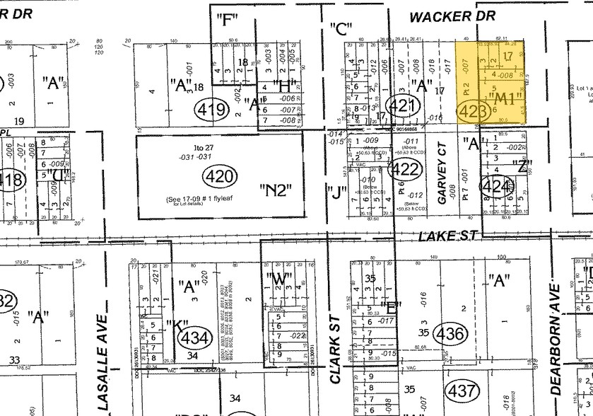 55 W Wacker Dr, Chicago, IL for lease - Plat Map - Image 2 of 20