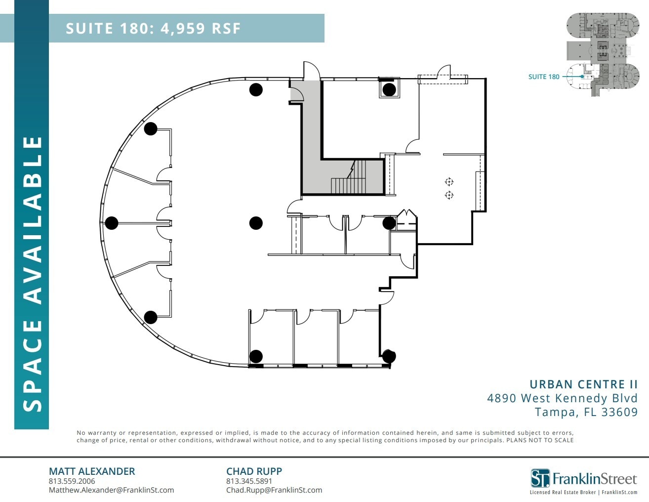4830 W Kennedy Blvd, Tampa, FL for lease Floor Plan- Image 1 of 1
