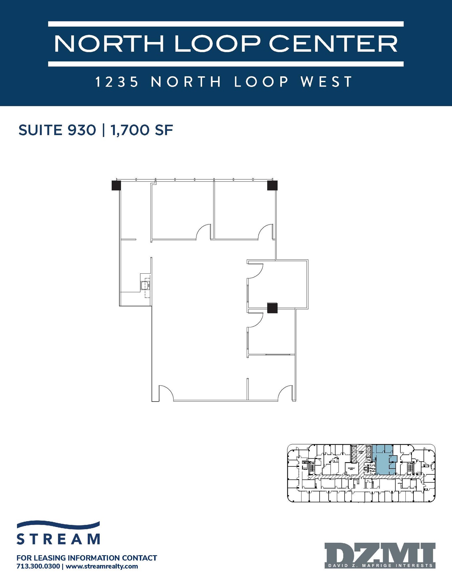 1235 North Loop W, Houston, TX for lease Floor Plan- Image 1 of 1