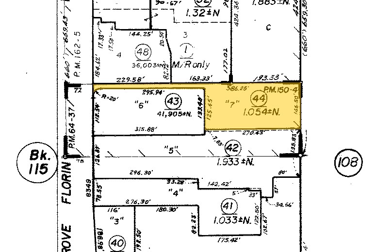 8347 Elk Grove Florin Rd, Sacramento, CA à louer - Plan cadastral - Image 2 de 5