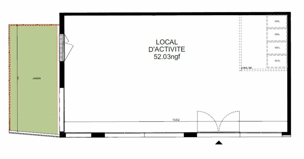 Retail in Bondy for sale - Floor Plan - Image 2 of 3