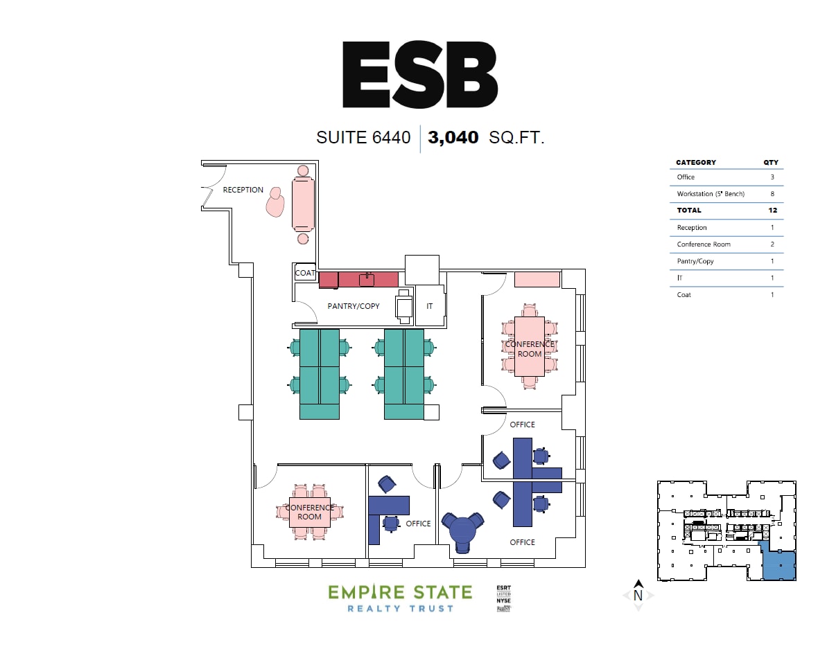 350 Fifth Ave, New York, NY for lease Floor Plan- Image 1 of 3