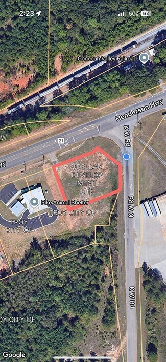 Plus de détails pour 00 Henderson Hwy, Troy, AL - Terrain à vendre