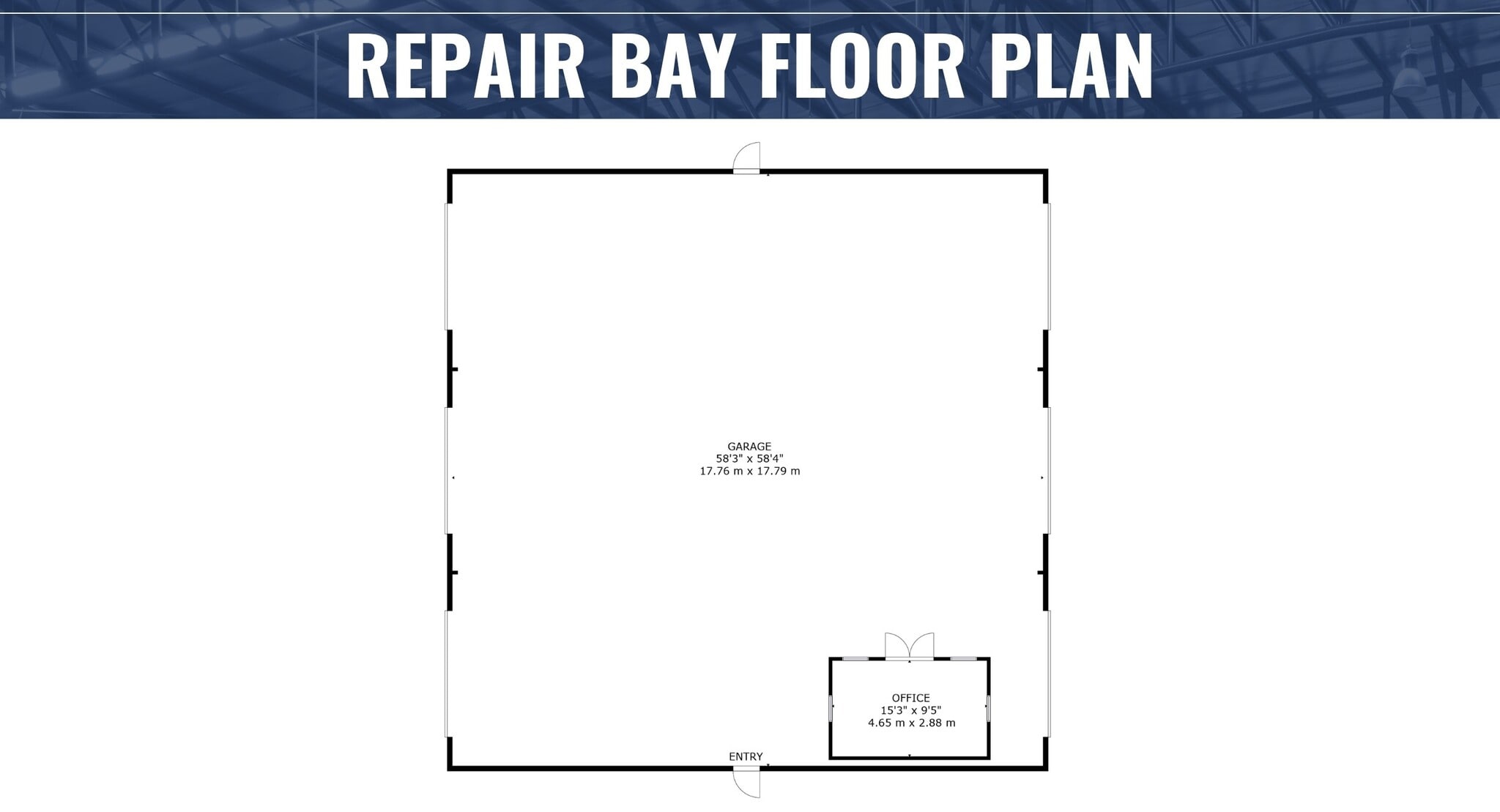 1695 Electric Ave, Springdale, AR for lease Floor Plan- Image 1 of 2