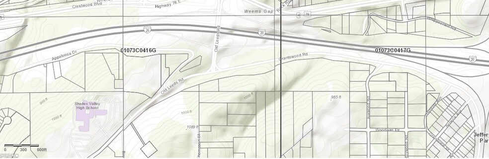 6255 Old Leeds Rd, Birmingham, AL à vendre - Plan cadastral - Image 1 de 3