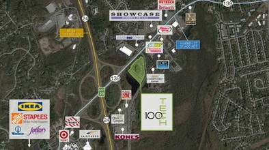 100 Technology Center Dr, Stoughton, MA - AERIAL  map view - Image1