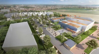 Genas - Aerial  map view