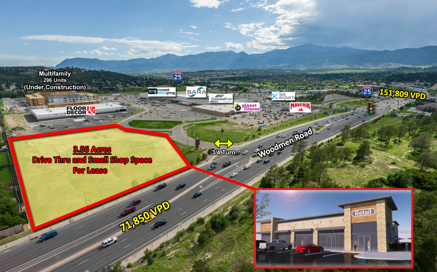 1027 Woodmen rd, Colorado Springs, CO for lease Primary Photo- Image 1 of 2