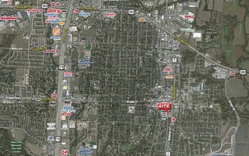 307 S McDonald St, McKinney, TX - Aérien Vue de la carte