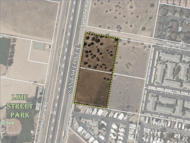 Plus de détails pour 1 Santa Fe Ave, Hesperia, CA - Terrain à vendre