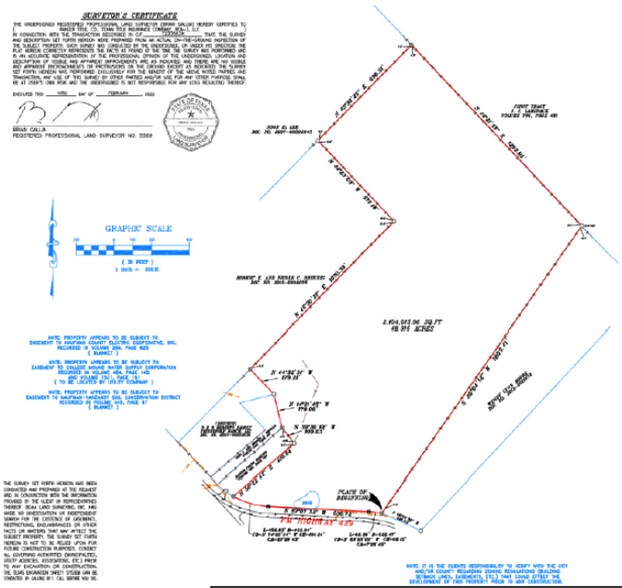 16914 FM 429, Terrell, TX à vendre - Plan de site - Image 2 de 2