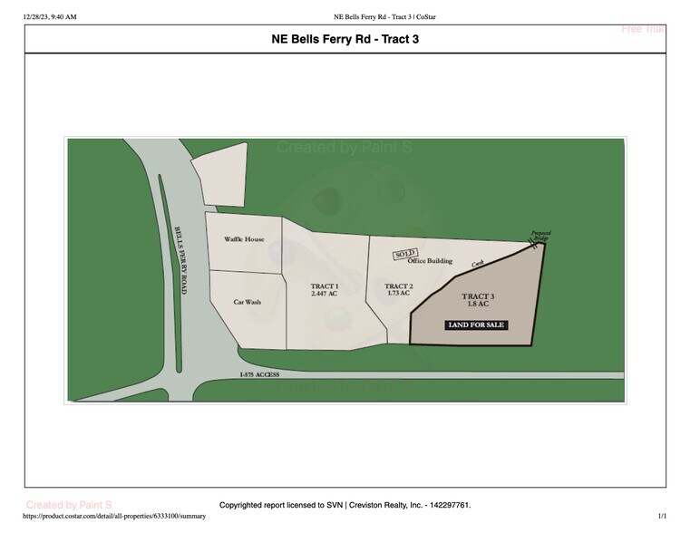 4286 Bells Ferry Rd NW, Kennesaw, GA à vendre - Photo du bâtiment - Image 2 de 2