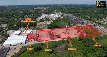 804 Grant Ave, Joliet, IL - Aerial map view