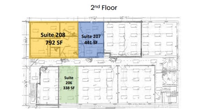 7671 Central Ave NE, Fridley, MN for lease Floor Plan- Image 1 of 5