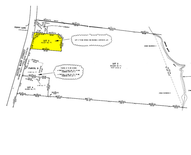 799 S Main St, Bellingham, MA à louer - Plan cadastral - Image 3 de 54