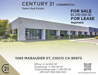 Plus de détails pour 1065 Marauder St, Chico, CA - Industriel à vendre