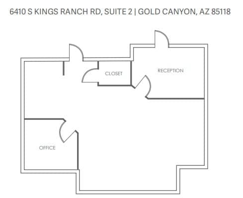 6410 S Kings Ranch Rd, Gold Canyon, AZ for lease Floor Plan- Image 1 of 1