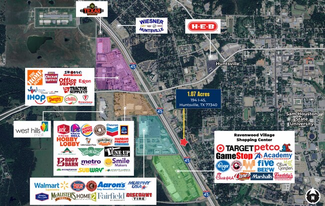More details for 194 Interstate 45 N, Huntsville, TX - Land for Lease