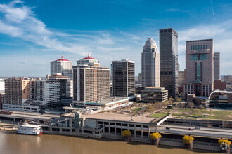 400 W Market St, Louisville, KY - Aérien  Vue de la carte