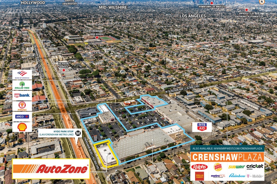 5870 Crenshaw Blvd, Los Angeles, CA à vendre - Photo du bâtiment - Image 2 de 8