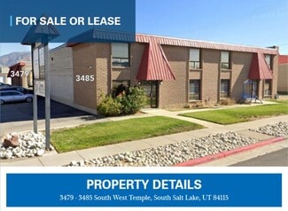 Plus de détails pour 3485 S West Temple, South Salt Lake, UT - Flex à vendre