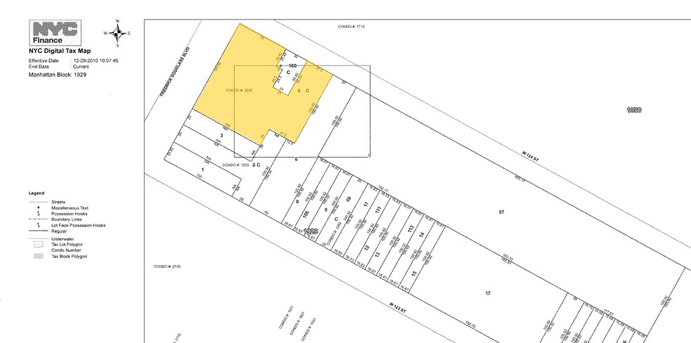 2296 Frederick Douglass Blvd, New York, NY à vendre - Plan cadastral - Image 2 de 23