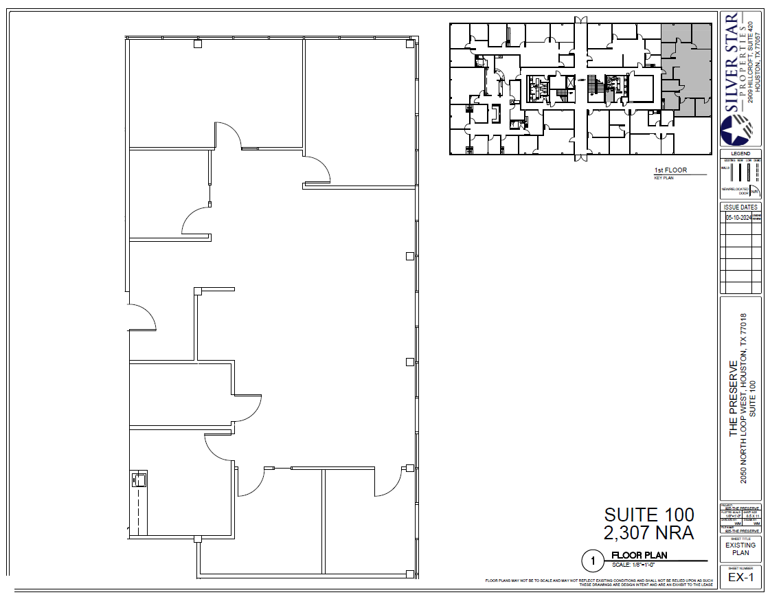 2000 N Loop Fwy W, Houston, TX à louer Plan d  tage- Image 1 de 1