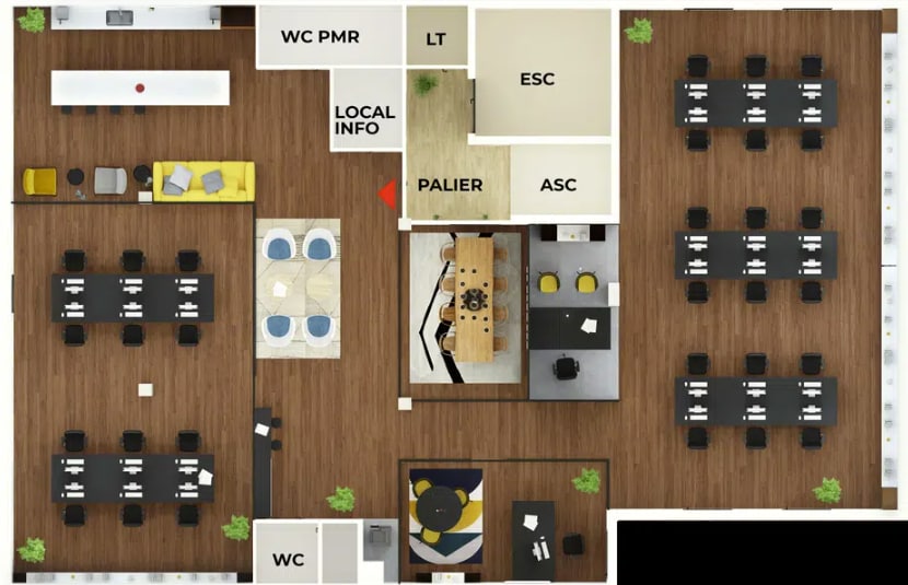 37 Rue Adam Ledoux, Courbevoie, HDS 92400 - Unit 2 -  - Floor Plan - Image 1 of 6