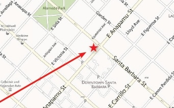 133-137 E Anapamu St, Santa Barbara, CA - AERIAL  map view