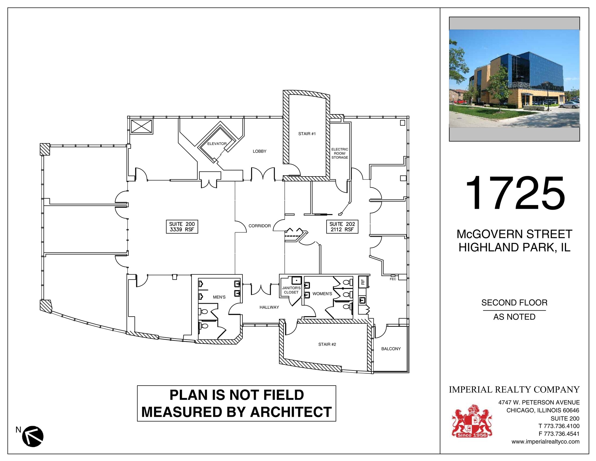 1725 N McGovern St, Highland Park, IL for lease Site Plan- Image 1 of 6