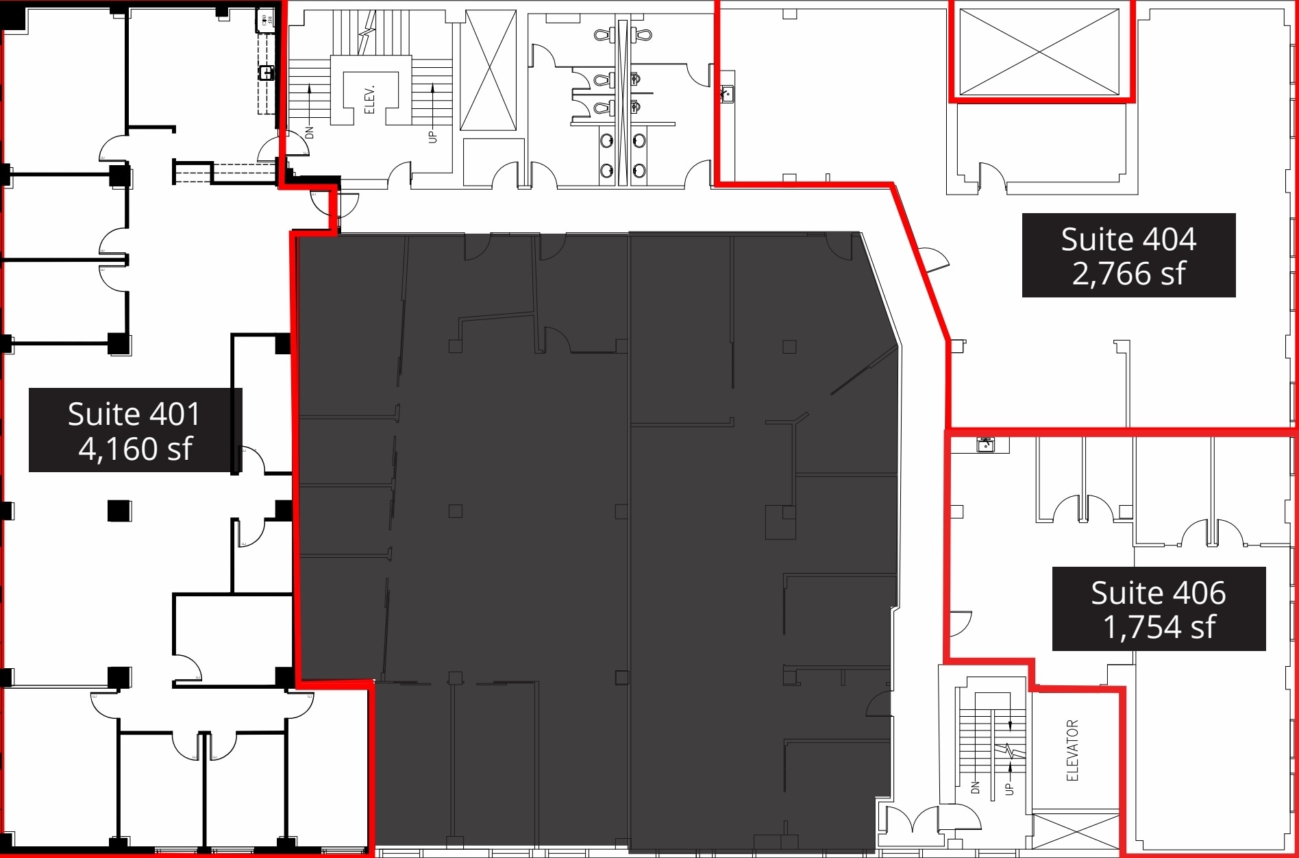10158-10160 103rd St NW, Edmonton, AB à louer Plan d’étage- Image 1 de 1