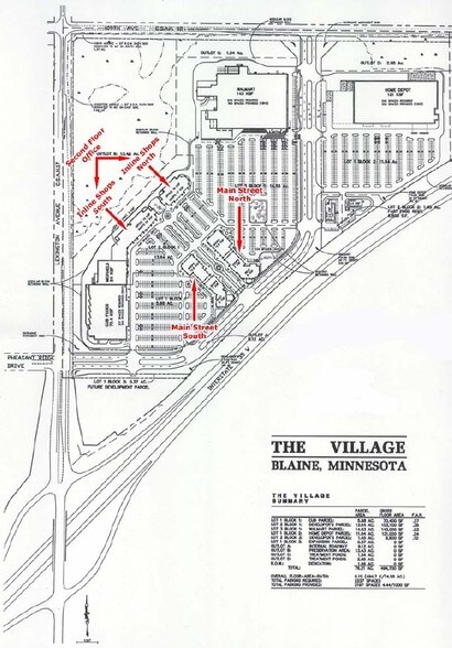 4405 Pheasant Ridge Dr NE, Blaine, MN à vendre - Plan de site - Image 1 de 1