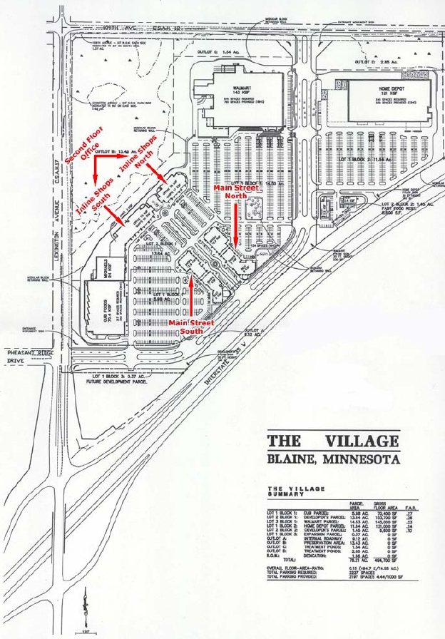 4405 Pheasant Ridge Dr NE, Blaine, MN à vendre Plan de site- Image 1 de 1