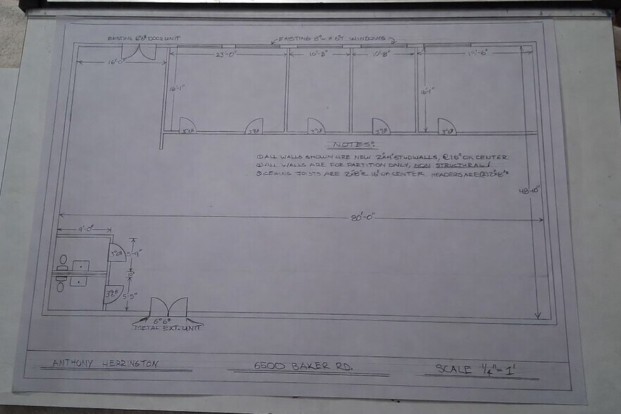 6500 Baker Rd, Ocean Springs, MS à louer - Plan d’étage - Image 2 de 2