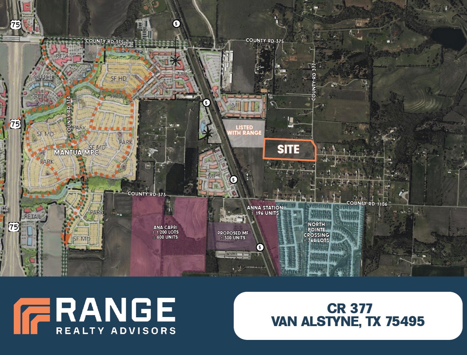 CR 377, Van Alstyne, TX à vendre Photo principale- Image 1 de 1