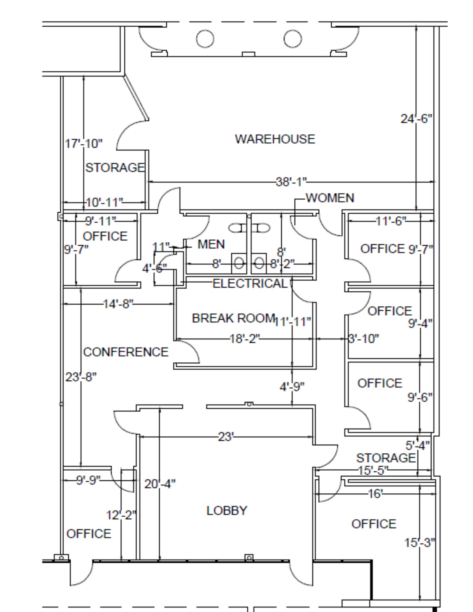 1335 Capital Circle, Marietta, GA à louer Plan d’étage- Image 1 de 1