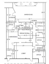 1335 Capital Circle, Marietta, GA à louer Plan d’étage- Image 1 de 1