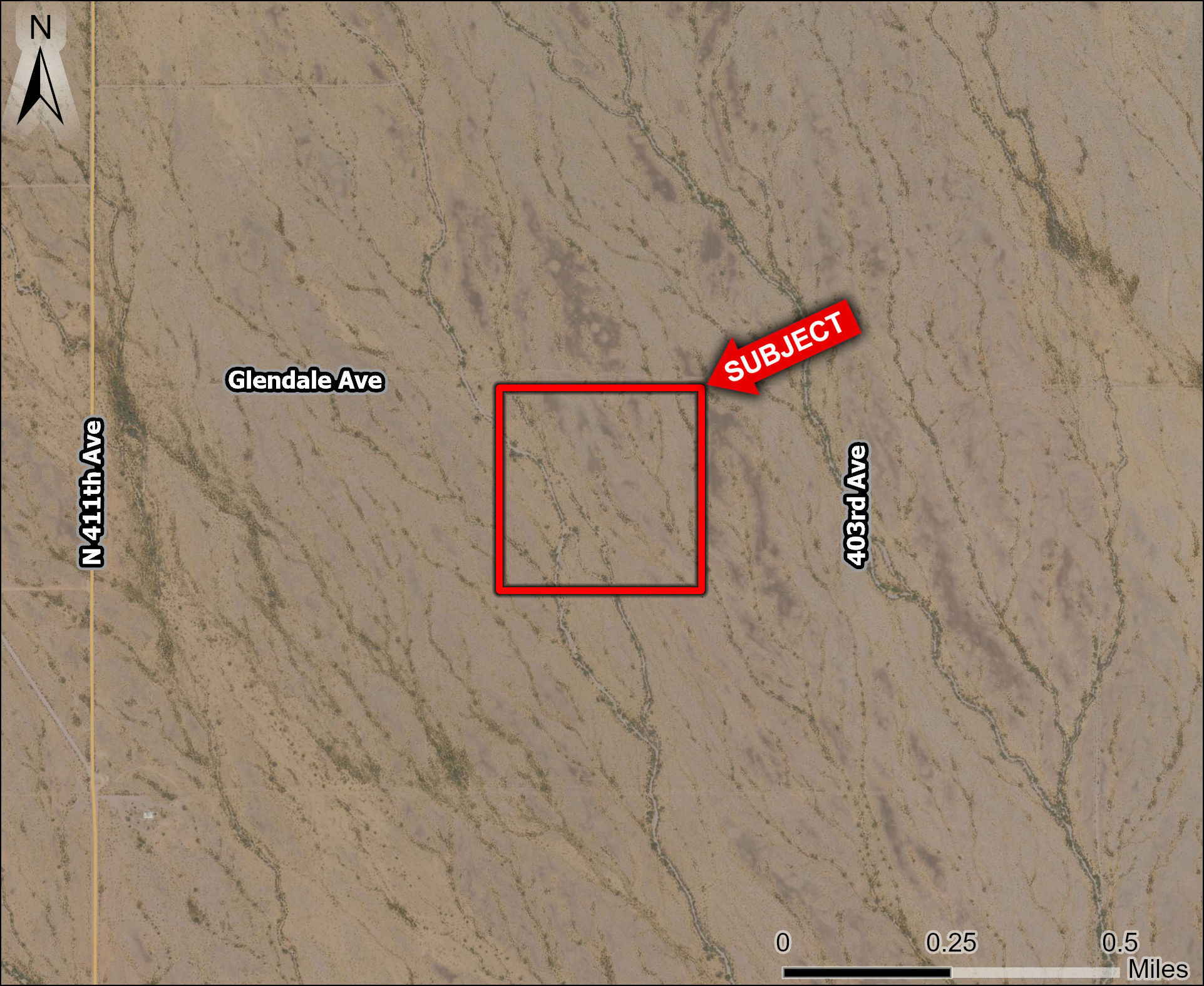 411th Ave & Glendale ave, Tonopah, AZ à vendre Aérien- Image 1 de 4