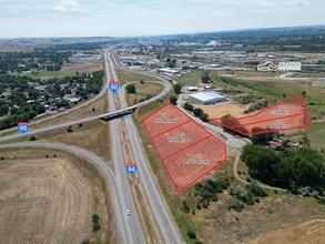 3333 N Frontage Rd, Billings, MT - AERIAL  map view - Image1