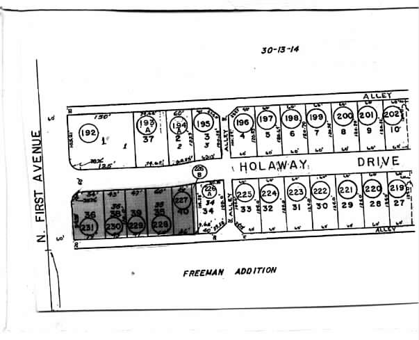 3410 N 1st Ave, Tucson, AZ à vendre - Plan cadastral - Image 2 de 5