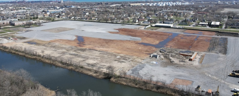 400 E 151st St, East Chicago, IN for sale Aerial- Image 1 of 7