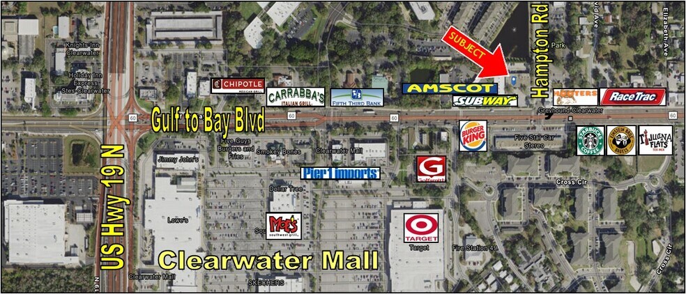 2790 Gulf To Bay Blvd, Clearwater, FL à louer - Aérien - Image 3 de 5